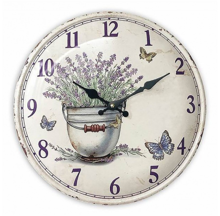 Hodiny nástěnné kov, 35cm