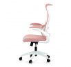 Kancelářská židle, houpací mechanismus, růžová síťovina, KA-C807 PINK