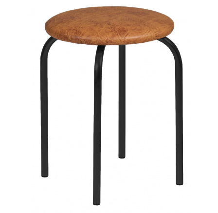 Stolička ořech - černý rám Chico 2