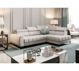 Rohová sedací souprava PORTO MINI 170X255 cm - šedá , pravá