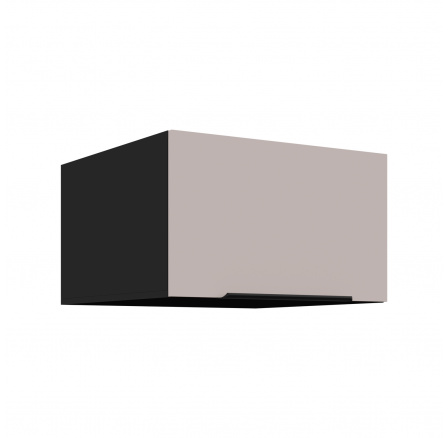 Horní skřínka ARONA - 60 NAGU-36 1F, Černá mat/Kašmír