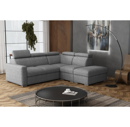 Sedací souprava Petrit IX pravá Aragon šedá