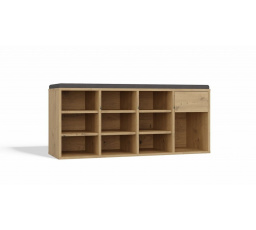 Botník se sedákem Tazin dub artisan