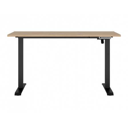 Psací stůl SPACE OFFICE BIU/140/70/B (elektrické polohování) dub artisan