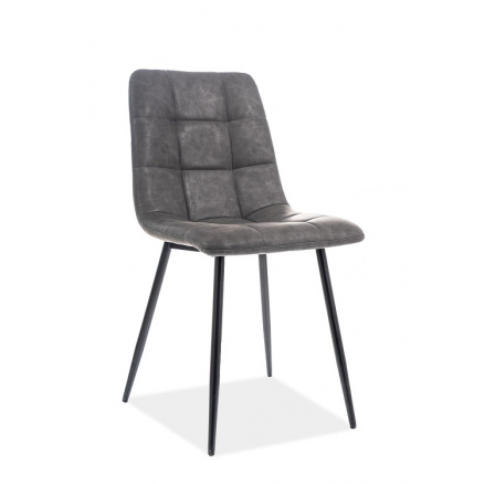 LOOK -  jídelní židle eco kůže Šedá(LOOKCSZ) (S) (K150-Z)
