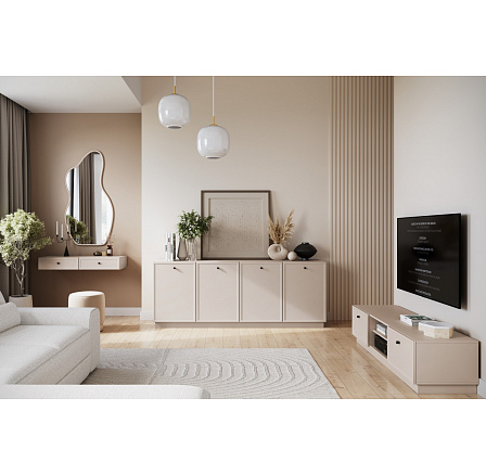 LORINI RTV 150 2SZ - kašmír / černá úchytka / sokl