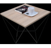 Konferenční stolek DIANA 50x50 Černý+Sonoma