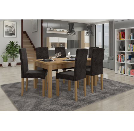 Sada stolu s židlemi RODOS 56 Craft Gold