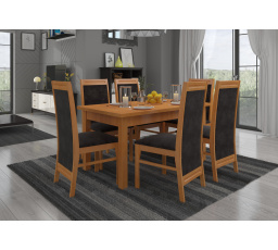 Sada stůl s židlemi RODOS 7 Olše