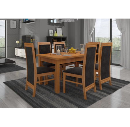 Sada stůl s židlemi RODOS 7 Olše