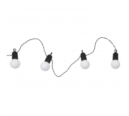 Zahradní girlanda žárovková 20 LED bílá