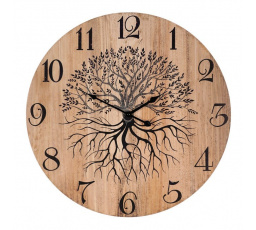 Hodiny nástěnné - pr. 58 cm, MDF, strom života