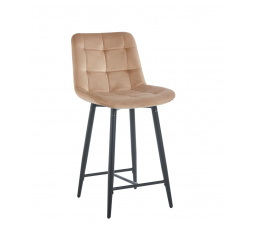 Barová stolička H1-FX, cappuccino / černá
