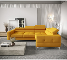 Rohová sedací souprava TOSCANIA 250x180 - volitelný odstín , pravá