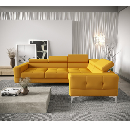 Rohová sedací souprava TOSCANIA 250x180 - volitelný odstín , pravá