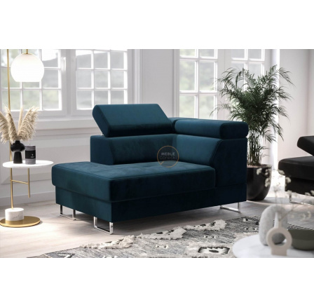 Křeslo lenoška GALAXY - modrá , levá