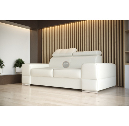 Sofa ROYAL II 225 cm - bílá eko kůže