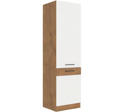 Kuchyňská skříňka Vega 60 LO 210 2F dub lancelot/bílý lesk