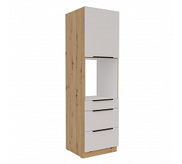 Kuchyňská skříňka Selva 60 DPS 210 3S1F dub artisan/kašmír