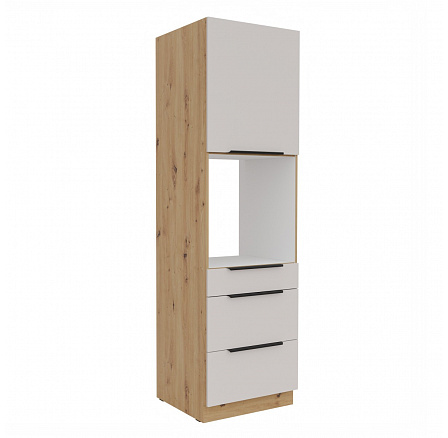 Kuchyňská skříňka Selva 60 DPS 210 3S1F dub artisan/kašmír