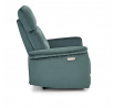 Polohovací křeslo SEMIR s USB, Tmavě zelená