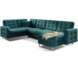 Sedací souprava ve tvaru U ASGARD, Mat Velvet 75 univerzální