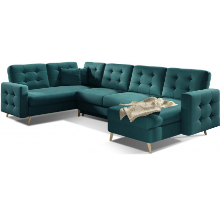 Sedací souprava ve tvaru U ASGARD, Mat Velvet 75 univerzální