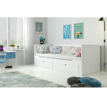 Dětská postel HERMES bez matrace, Bílá