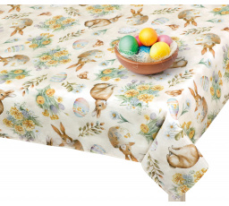 Velikonoční ubrus zajíček v hrnečku