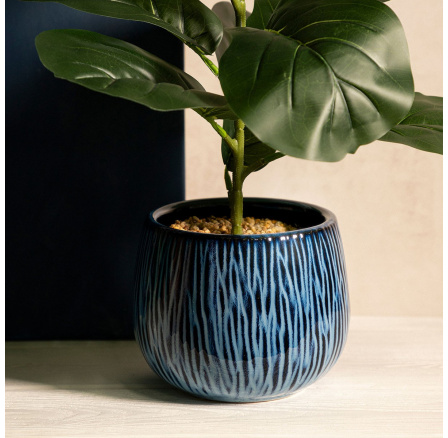 Držák na květináč OASIS námořnická modrá 16.5x16.5x13 cm 885841