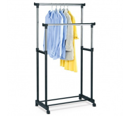 Stojan na šaty, kov, černá, 83488 BK