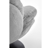Moderní křeslo SHELL, popelavé