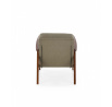 Křeslo MILANO 1S, Olivový Castel 38/Tmavý Ořech