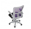 Dětská židle, výškově nastavitelná, fialová síťovina, KA-K2008 PUR