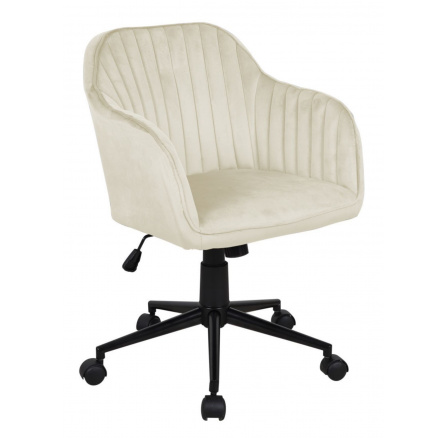 Otočná židle velvet béžová FB1-FX Otočná židle velvet béžová FB1-FX