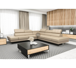 Rohová sedací souprava EMPORIO MAX 300 x 300 přírodní kůže - přírodní kůže - volitelná barva