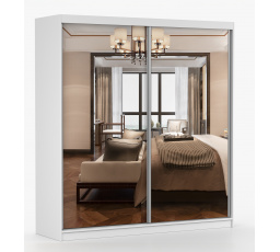 Šatní skříň MULTI 20 - 203 cm, Bílá