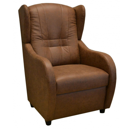 Relaxační křeslo ušák René světle hnědé Relaxační křeslo ušák René světle hnědé