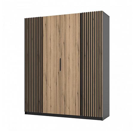 Skříň Keny IX - černá/dub evoke