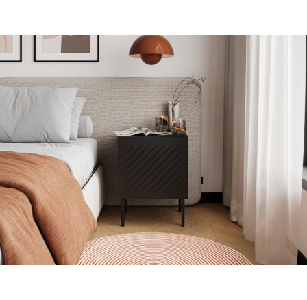 Noční stolek SIENA, černý Noční stolek SIENA, černý