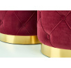 Taburet POLLY sada, bordó Velvet