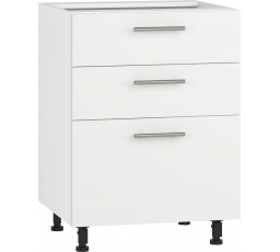 Kuchyňská dolní skříňka VENTO D3S-60/82, bílý mat