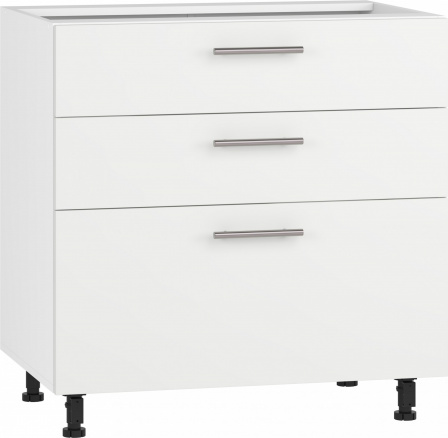 Kuchyňská dolní skříňka VENTO D3S-80/82, bílý mat