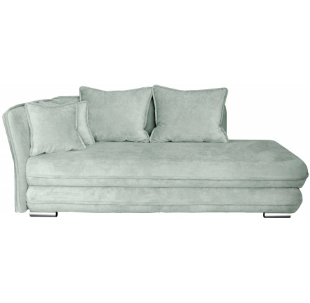 LOTA L- pohovka s rozkladem levá- látka Orinoco 72 - zelenkavá (FI) kolekce - "F" (K250-Z)