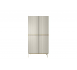 Šatní skříň Nicole, kašmír / zlaté nohy