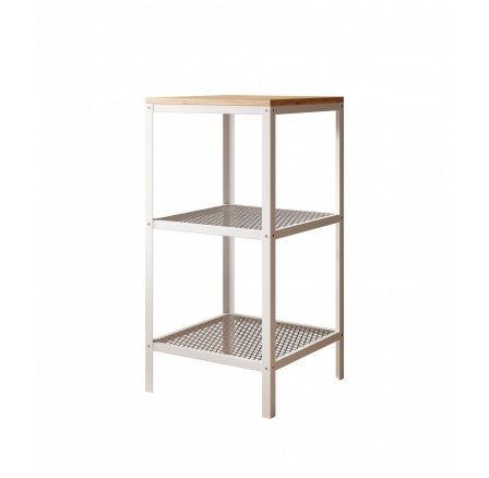 Regál Rolin Bílý + Dub Lancelot