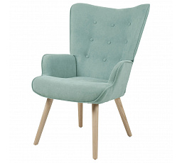 Relaxační křeslo, modrá, látka, AK-301 BLUE2