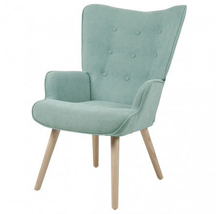 Relaxační křeslo, modrá, látka, AK-301 BLUE2