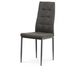 Jídelní židle, šedá, látka, DCL-397 GREY2
