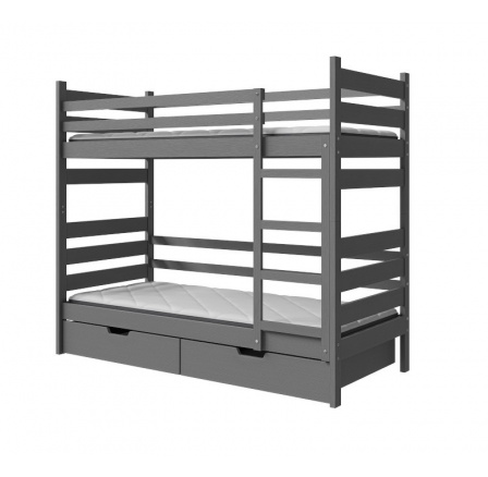 Postel "DAREK" - Barva korpusu: borovice na antracit